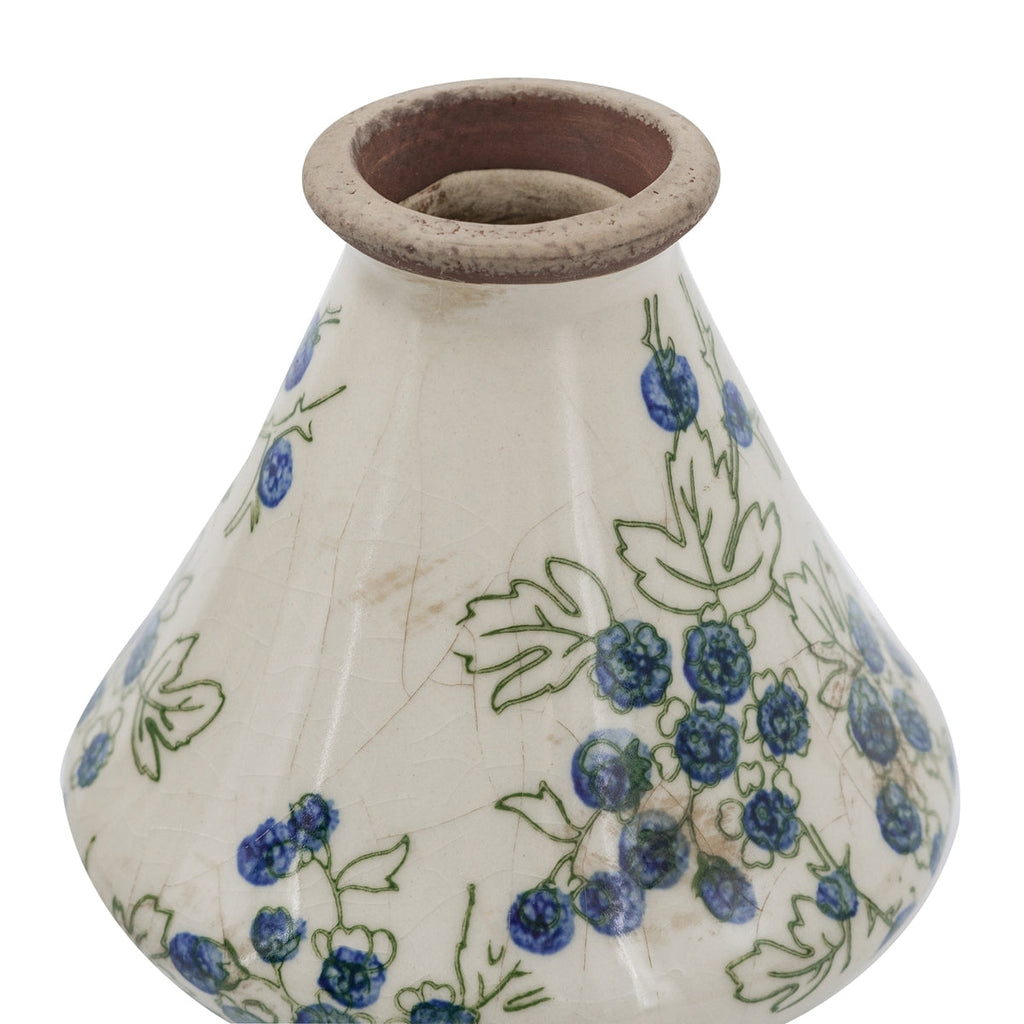 Blue Ceramic Bud Vase Set (3pcs)