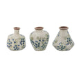 Blue Ceramic Bud Vase Set (3pcs)