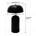 Sculptural Ceramic Table Lamp – Modern Accent Light
