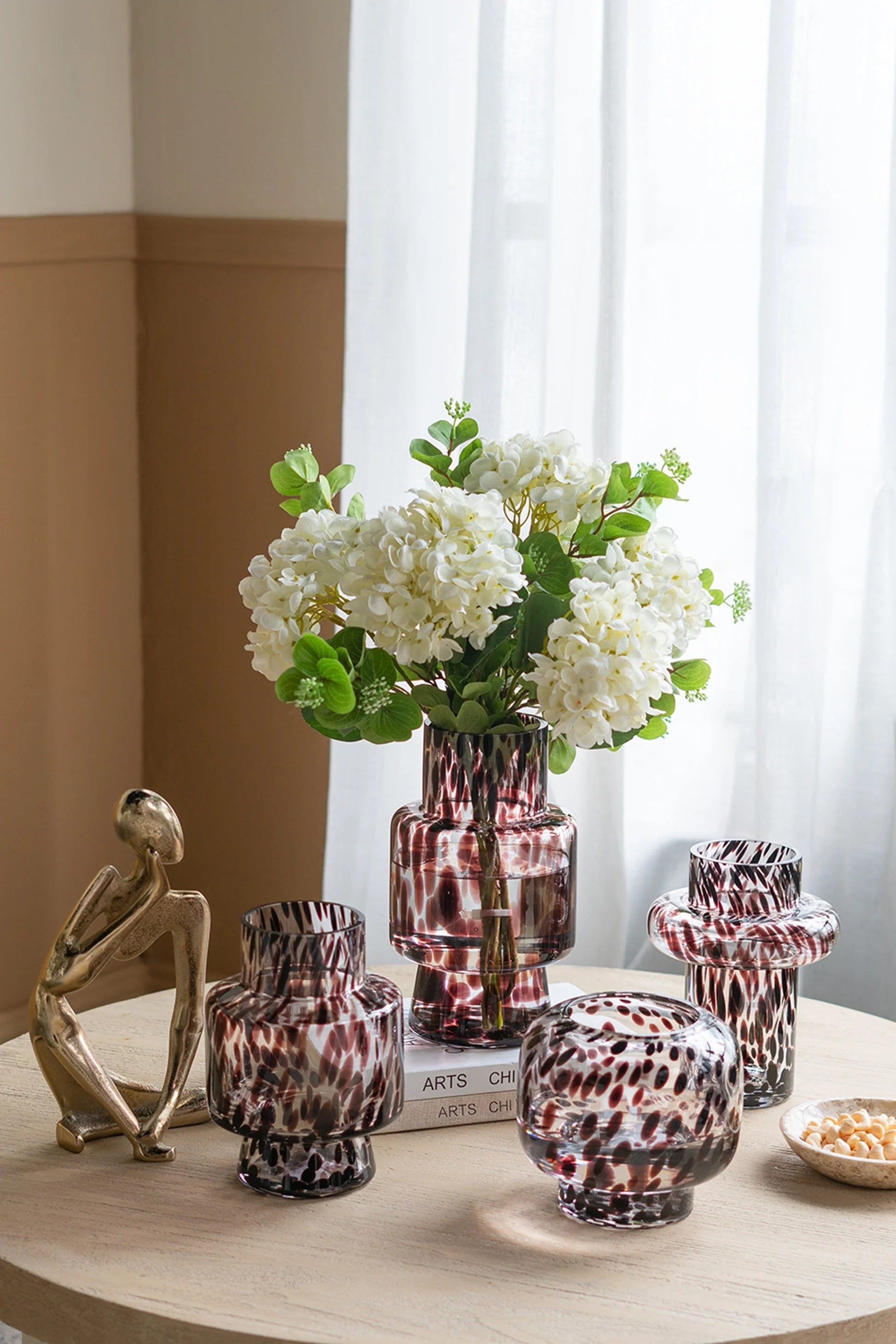 Spotted Ceramic Vase – Modern Decor