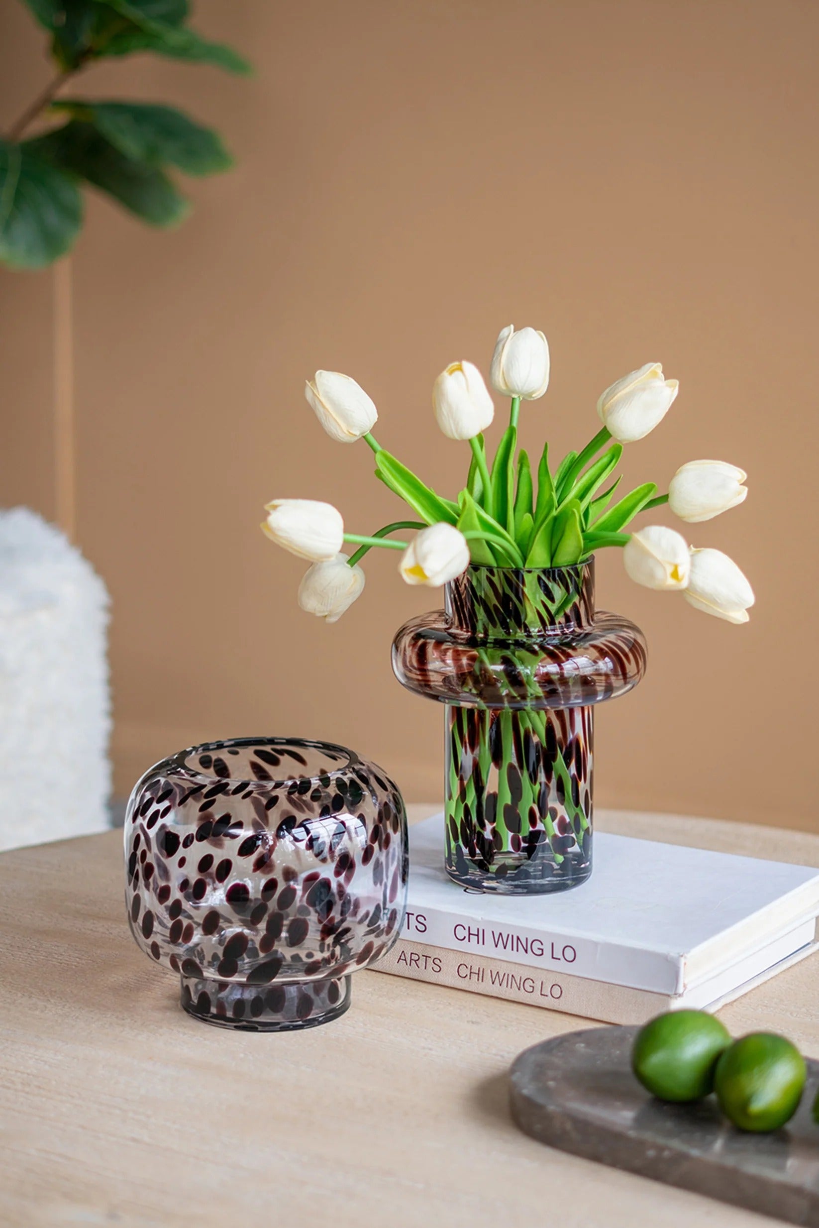 Spotted Ceramic Vase – Modern Decor